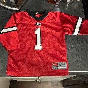 UGA football jersey size 12m